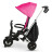 Дитячий велосипед QPlay Nova+ Rubber Floral Pink складаний триколісний (S700-13Nova+FloralPink)