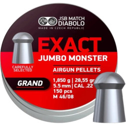 Пульки JSB Exact Jumbo Monster Grand 5,52 мм 1,85 г (150 шт/уп) (546488-150)
