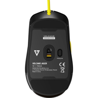Мишка Modecom Jager Volcano RGB Hot-Swap Custom USB Black (M-MC-JAGER-100)