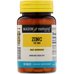 Мінерали Mason Natural Цинк 50 мг, Zinc, 100 таблеток (MAV06911)