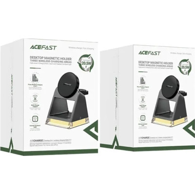 Зарядний пристрій Acefast Wireless QI 3in1 15W E17 (6974316282815)