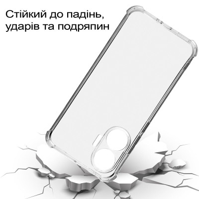 Чохол до мобільного телефона BeCover Anti-Shock Poco F7 Clear (713807)