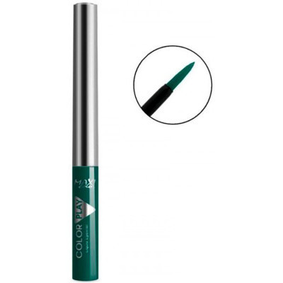 Підводка для очей Maxi Color Play Eyeliner Рідка 01 - Зелена (4823097100615)