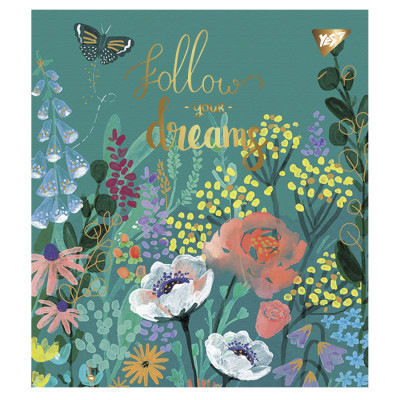 Зошит Yes А5 Follow your dreams 48 аркушів лінія (766888)
