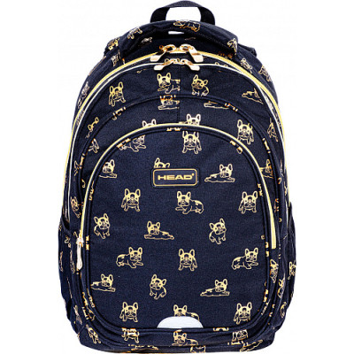 Рюкзак шкільний Head AB300 GOLDEN PUPPY з золотистим ефек... (502024108)