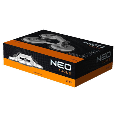 Присоска Neo Tools тройная 120 мм, 150 кг. (56-803)