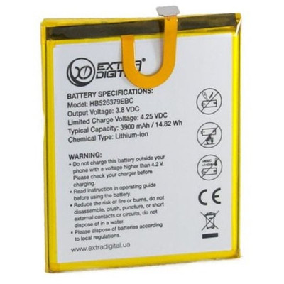 Акумуляторна батарея Extradigital Huawei Y6 Pro 3900 mAh (BMH6495)