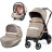 Коляска Peg-Perego 3в1 Book Mon Amour Lounge, рожеве золото (PACK-BOOK31LG00011)