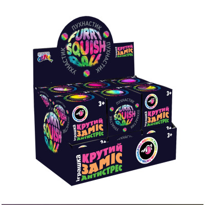 Антистрес Monster Gum Крутий заміс - Пухнастик 6 см (38582)