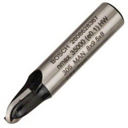 Фреза Bosch Professional галтельна, Std, S8, R4, D8, L9.2 (2.608.628.367)