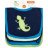 Слинявчик Luvable Friends 3 шт для хлопчиків, синьо-зелений (90232)