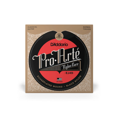 Струни для гітари D&#039;Addario Pro-Arte Black Nylon Normal Tension (EJ49)