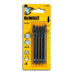 Полотно DeWALT для електролобзика, по деревині, прямий, L=100, WL=68, 4 мм, 5 шт (DT2164)