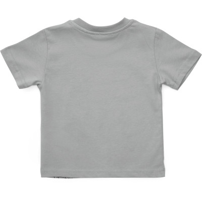 Футболка дитяча First kids з динозаврами (3032-98B-gray)
