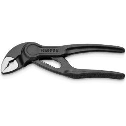 Кліщі KNIPEX COBRA XS переставні з фіксатором, 28 мм (1&quot;), под ключ 24 мм, L-100 мм, Cr-V (87 00 100)