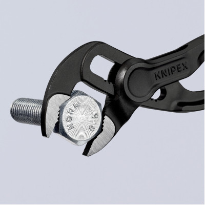 Кліщі KNIPEX COBRA XS переставні з фіксатором, 28 мм (1&quot;), под ключ 24 мм, L-100 мм, Cr-V (87 00 100)