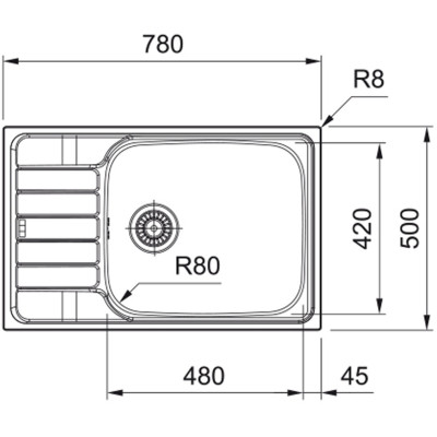 Мийка кухонна Franke Spark SKL 611-78 XL (101.0716.716)