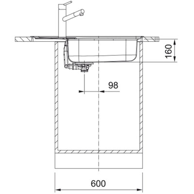 Мийка кухонна Franke Spark SKL 611-78 XL (101.0716.716)