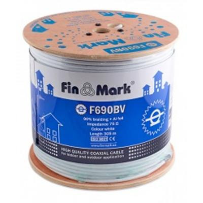 Кабель телевізійний FinMark RG-690, CCS, 305м, white (F690BV_305_white)
