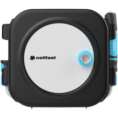 Шланг для поливу Cellfast на катушці ERGO XS, 10+2м, шланга 3/8&quot;, комплект конекторів та зрошувач ERGO (55-400)