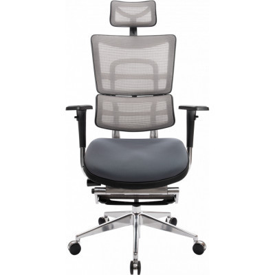 Офісне крісло GT Racer X-802L Bright Gray (X-802L Bright Gray (W-20 B-40))