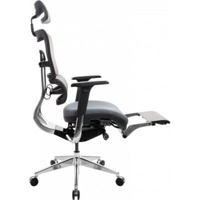 Офісне крісло GT Racer X-802L Bright Gray (X-802L Bright Gray (W-20 B-40))