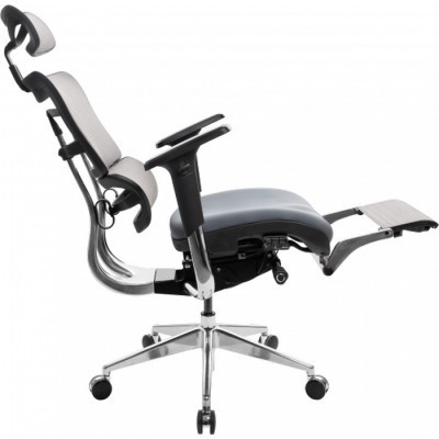 Офісне крісло GT Racer X-802L Bright Gray (X-802L Bright Gray (W-20 B-40))