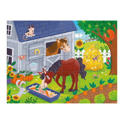 Пазл DoDo Обід для коника, 30 елементів (300684)