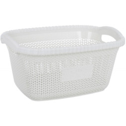 Кошик для білизни Violet House 1003 Віолетта White 28 л (1003 Виолетта W б/кр. 28 л)