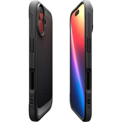 Чохол до мобільного телефона Spigen Rugged Armor MagFit iPhone 17 Matte Black (ACS10367)