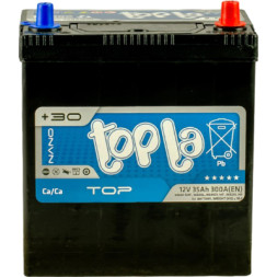 Акумулятор автомобільний Topla 35 Ah/12V Energy Japan Euro без борта (118 835)