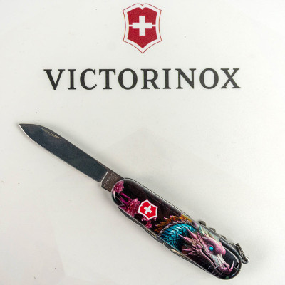 Ніж Victorinox Climber Zodiac Лазурний дракон (1.3703.3_Z3290p)