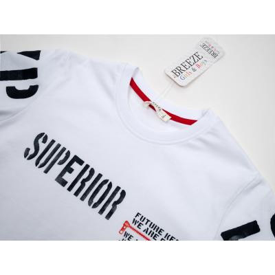 Футболка дитяча Breeze &quot;SUPERIOR&quot; (13393-128B-white)