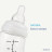 Пляшечка для годування Difrax S-bottle Natural із силіконовою соскою, 250 мл (706 Blossom)