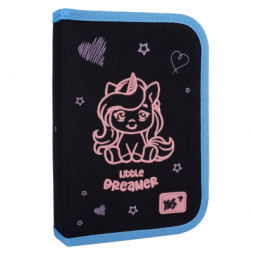 Пенал Yes Cute Unicorn HP-04 твердий одинарний з двома клапанами (533627)