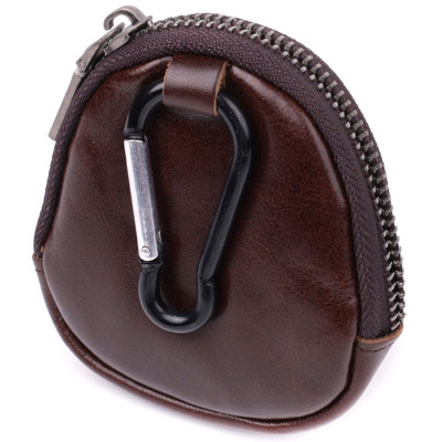 Гаманець Vintage Компактний для монет з натуральної шкіри Коричневий (sale_15101)