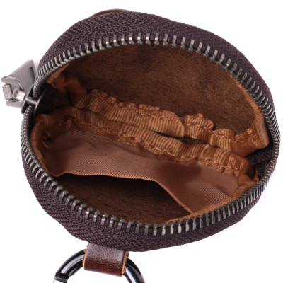 Гаманець Vintage Компактний для монет з натуральної шкіри Коричневий (sale_15101)