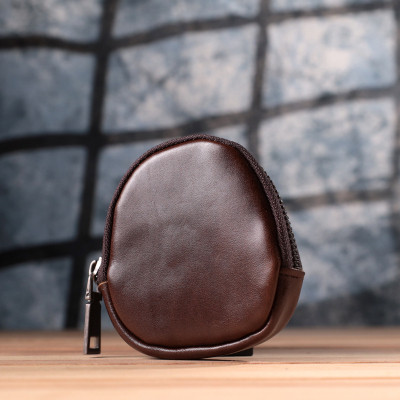 Гаманець Vintage Компактний для монет з натуральної шкіри Коричневий (sale_15101)