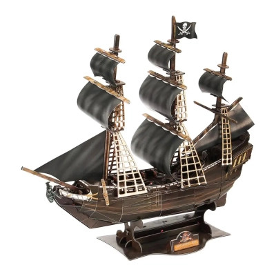 Пазл Cubic Fun 3D Корабель Чорної Бороди Помста Королеви Анн (T4005h)