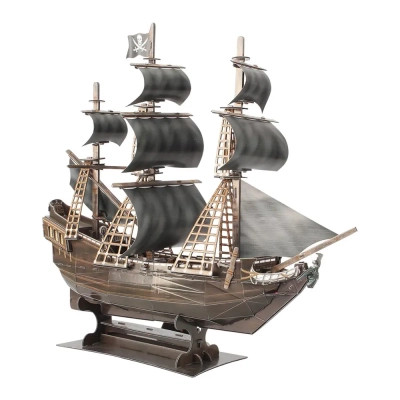 Пазл Cubic Fun 3D Корабель Чорної Бороди Помста Королеви Анн (T4005h)