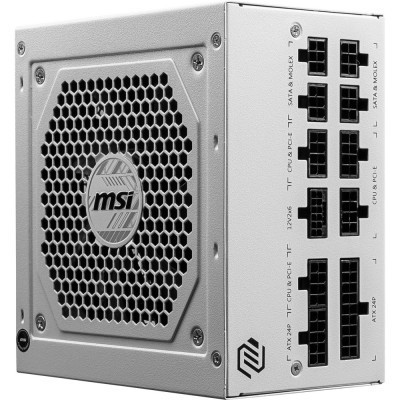 Блок живлення MSI 850W (MAG A850GL PCIE5 WHITE)