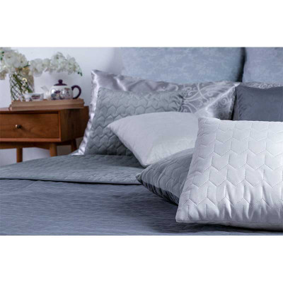 Покривало Руно двостороннє VeLour Сіре 220 х 240 см (330.55_Grey)