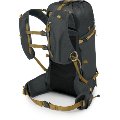 Рюкзак туристичний Osprey Talon Velocity 20 dark charcoal/tumbleweed yellow - L/XL - чорний (009.3545)
