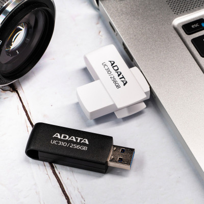 USB флеш накопичувач ADATA 128GB UC310 USB 3.2 Black (UC310-128G-RBK)