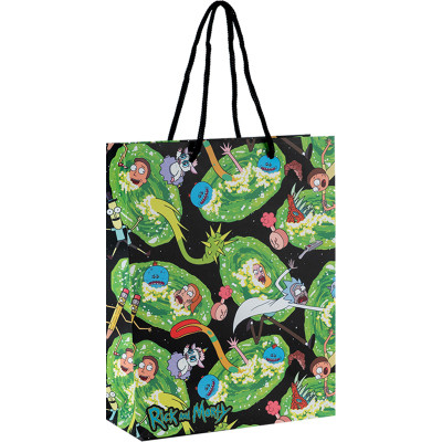 Подарунковий пакет Kite паперовий Rick and Morty 18х24 см (RM24-265)