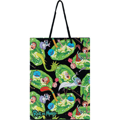 Подарунковий пакет Kite паперовий Rick and Morty 18х24 см (RM24-265)