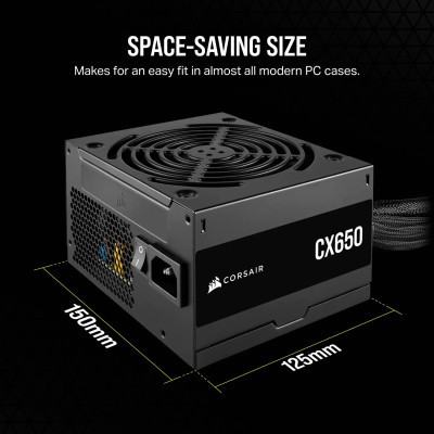 Блок живлення Corsair 650W CX650 (CP-9020278-EU)