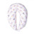 Подушка MirSon для вагітних та годування №8336 Print Line 17-0529 Bunnies white Бязь 30х170х20 см (2200006200611)