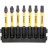 Набір біт DeWALT в касеті для Tough Case, FlexTorq, L57 мм,Рh2, Рz2,T20-2шт.T25-2шт.,T30 (DT70820)