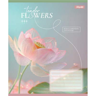 Зошит 1 вересня Tender Flowersg А5 60 аркушів клітинка (768082)